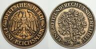 Kursmünze - Weimarer Republik FÜNF REICHSMARK Weimarer Republik -