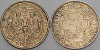 Gedenkmünzen - Weimarer Republik 3 Reichsmark Weimarer Republik -