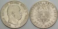 Preußen 5 Mark Wilhelm I. 1861-1888. -