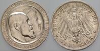 Württemberg 3 Mark Wilhelm II. 1891-1918. -