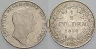 Baden 1/2 Gulden Leopold 1830-1852. -