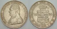 Sachsen Ausbeutekonventionstaler Friedrich August I. 1806-1827. -