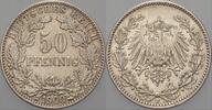 Kleinmünzen-Kaiserreich 50 Pfennig Grosser Adler -