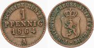 Reuss-jüngere Linie 1 Pfennig Heinrich LXVII -