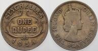 Seychellen Rupee Elizabeth II -