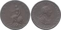 Gro&szlig;britannien Farthing 1799 George III. 1760-1820. Kl. Rdf., fast sehr ... 77.96 元  ＋  77.96 元 运费
