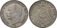 Baden 3 Mark 1914 G Friedrich II. 1907-1918. Vorz&uuml;glich + 374.20 元  ＋  97.45 元 运费