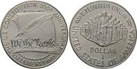 Vereinigte Staaten von Amerika 1 Dollar 1987 P Gedenkm&uuml;nzen. Stempelglanz 506.73 元  ＋  97.45 元 运费