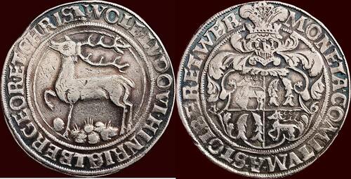 Taler 1555-1571 GERMANY - STOLBERG, COUNTY - WOLFGANG, LUDWIG II, HEINRICH XXI, ALBRECHT GEORG UND C