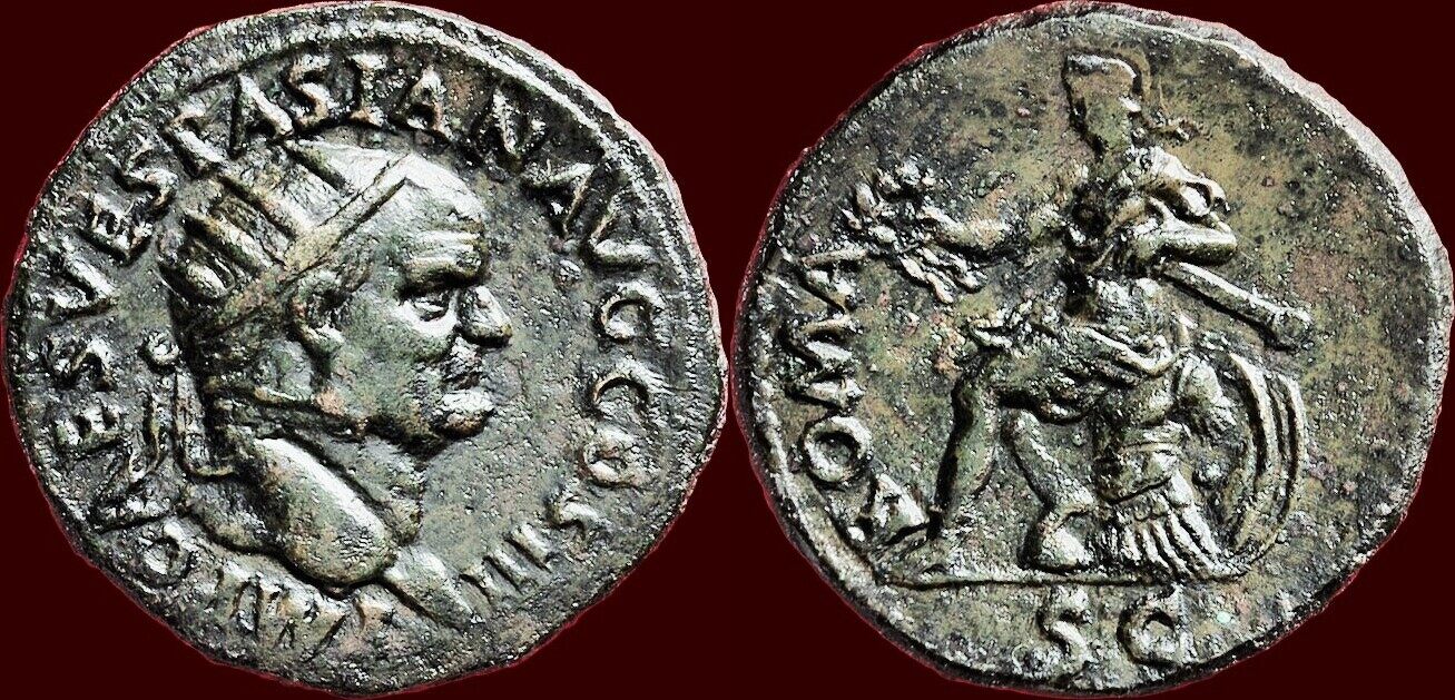 Dupondius - Vespasian (FIDES PVBLICA S C; Fides) - Roman Empire