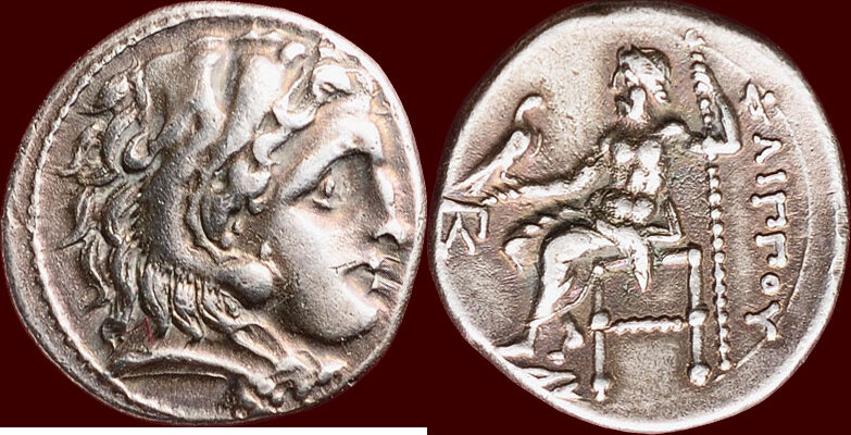 AR Drachm 323-319 BC v. Chr. KINGDOM OF MACEDONIA - PHILIPPOS (PHILIP ...