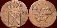 1 Öre SWEDEN, KINGDOM - ULRIKA ELEONORA, 1719-1720 - 1719, Stockholm -