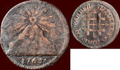 6 Öre SWEDEN, KINGDOM - ADOLF FREDRIK, 1751-1771 - Mountaintoken of 1763, Stora Kopparbergs Bergslag Mint -