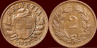 2 Rappen SWITSERLAND ( SCHWEIZ ) - CONFEDERATION - 1927 B, Bern -
