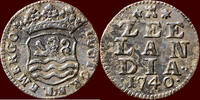 Zeeland Duit NOORDELIJKE NEDERLANDEN (NETHERLANDS) - REPUBLIEK, 1581-1795 - ZEELAND - 1740, Middelburg -