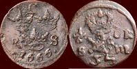 1/6 Öre SWEDEN, KINGDOM - CARL XI, 1660-1697 - M. (Silver Mynt), Avesta -