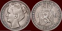 Koninkrijk der Nederlanden 1 Gulden NEDERLAND (NETHERLANDS, KINGDOM) - WILHELMINA, 1890-1948 - -