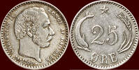 25 Øre DENMARK, KINGDOM - CHRISTIAN IX, 1863-1906 - 1900/1800 -