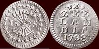 Zeeland Bezemstuiver NOORDELIJKE NEDERLANDEN (NETHERLANDS) - REPUBLIEK, 1581-1795 - ZEELAND - 1738, Middelburg -