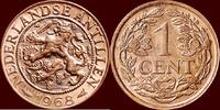 1 Cent 1968  NEDERLAND (NETHERLANDS, KINGDOM) - NEDERLANDS WEST-INDIË (DUTCH WEST INDIES) - NEDERLANDSE ANTILLEN (NETHERLANDS ANTILLES) - JUL 