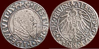 Groschen GERMANY - PREUSSEN, HERZOGTUM - ALBRECHT VON HOHENZOLLERN, 1525-1568 - 1544, Königsberg -