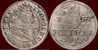 HABSBURG EMPIRE / RDR - HUNGARY - LEOPOLD I, - 1 Poltura1699 PH, Nagybánya -