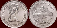 25 Pence ISLE OF JERSEY - ELIZABETH II - -