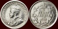 5 Cents CANADA - GEORGE V, 1910-1936 - 1916, Ottawa -