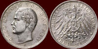 3 Mark GERMANY - BAYERN, KÖNIGREICH - OTTO, 1886-1913 - 1910 D, München -