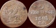 3 Pfenning GERMANY - MECKLENBURG - ROSTOCK, STADT - -