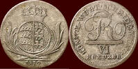 6 Kreuzer GERMANY - WÜRTEMBERG, KÖNIGREICH - FRIEDRICH II (I), 1797-1816 - -