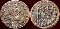 Zeeland Duit NOORDELIJKE NEDERLANDEN (NETHERLANDS) - REPUBLIEK, 1581-1795 - ZEELAND - 1681, Middelburg -