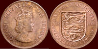 1/12 Shilling ISLE OF JERSEY - ELIZABETH II - -