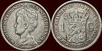 Koninkrijk der Nederlanden 1 Gulden NEDERLAND (NETHERLANDS, KINGDOM) - WILHELMINA, 1890-1948 - -