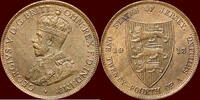 1/24 Shilling ISLE OF JERSEY - GEORGE V, 1910-1936 - -