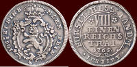 Reichstaler GERMANY - HESSEN-KASSEL, KURFÜRSTENTUM - FRIEDRICH II, 1760-1785 - 1/8 U. -