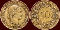 10 Rappen SWITSERLAND ( SCHWEIZ ) - CONFEDERATION - 1919 B, Bern -