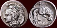 AR Stater LUCANIA, HYELE - or Didrachm, circa 300-280 BC -