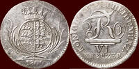 6 Kreuzer GERMANY - WÜRTEMBERG, KÖNIGREICH - FRIEDRICH II (I), 1797-1816 - 1809, Stuttgart -