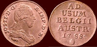Liard HABSBURG EMPIRE - AUSTRIAN NETHERLANDS - JOSEPH II, 1765-1790 - 1788, Brussel -