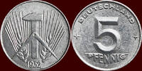 5 Pfennig GERMANY - DDR, 1949-1990 - 1952E, Muldenhütten -