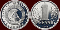 1 Pfennig GERMANY - DDR, 1949-1990 - 1983A, Berlin -