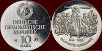 10 Mark GERMANY - DDR, 1949-1990 - 1983, Berlin “100th Anniversary - Death of Richard Wagner” -