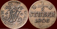 ½ Stüber GERMANY - BERG, HERZOGTUM - MAXIMILIAN IV JOSEPH VON BAYERN, 1799-1806 - 1803, Düsseldorf -