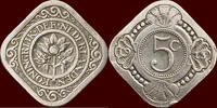 Koninkrijk der Nederlanden 5 Cents NEDERLAND (NETHERLANDS, KINGDOM) - WILHELMINA, 1890-1948 - -