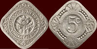 Koninkrijk der Nederlanden 5 Cents NEDERLAND (NETHERLANDS, KINGDOM) - WILHELMINA, 1890-1948 - -