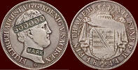 Taler GERMANY - SACHSEN, KÖNIGREICH - FRIEDRICH AUGUST II, 1836-1854 - 1844G, Dresden -