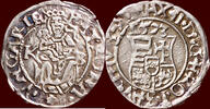 Denar HABSBURG EMPIRE / RDR - HUNGARY - MAXIMILIAN II, 1564-1576 - 1573 KB, Kremnitz -