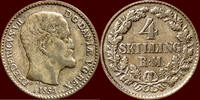 4 Skilling Rigsmont DENMARK, KINGDOM - FREDERIK VII, 1848-1863 - -