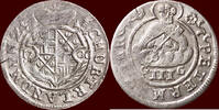 3 Albus GERMANY - TRIER, ERZBISTUM - JOHANN HUGO VON ORSBECK, 1676-1711 - or 3 Petermännchen 1706 GG, Koblenz -